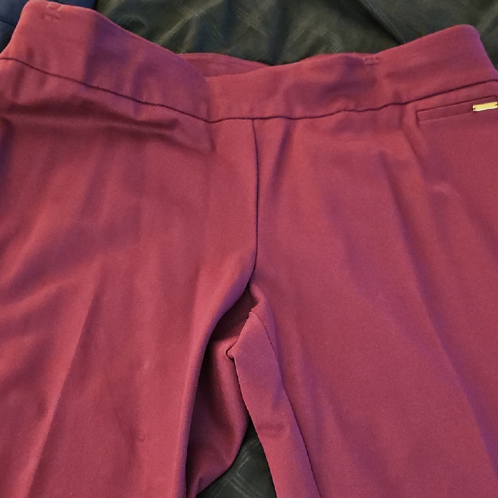 Anne Klein burgundy Tailored Trousers